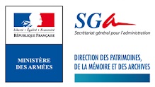 Logo SGA, direction des patrimoins e