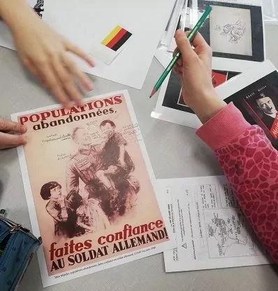 Élèves lors d'un atelier pédagogique 
